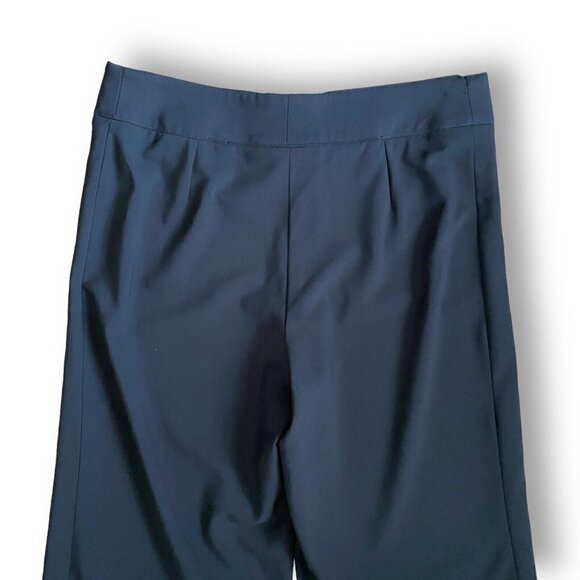 Armani Collezioni Womens Dress Pants Sz 10 Dark Gray Wool Straight Leg Trouser - Picture 6 of 7